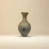 Greyish-gold textured creative ceramic vase, large tea vase, acrylic decorative vase Application Scenario